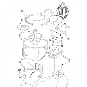 Bild 1 zu Artikel KitchenAid-Ersatzteile Schüsselhalterung (Feder, Spring) 