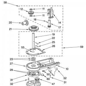 Bild 2 zu Artikel KitchenAid-Ersatzteile Zahnrad Frontantrieb Hub Gear  