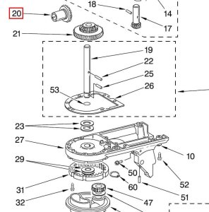 Bild 2 zu Artikel KitchenAid Hub Gear Nr. 20 – Zahnrad für den Frontantrieb / Zubehöranschluss 