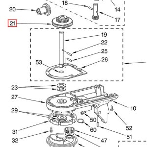 Bild 1 zu Artikel KitchenAid Center Gear Nr. 21 / Zentralzahnrad – Original 