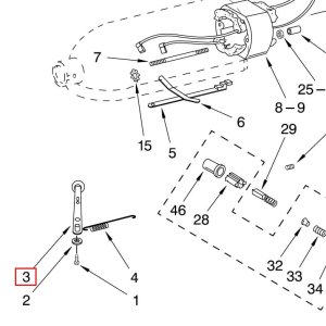 Bild 1 zu Artikel KitchenAid Geschwindigkeitshebel Nr. 3 – Original für Classic, UltraPower, Artisan und Heavy Duty 