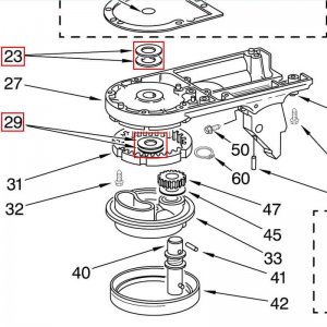 Bild 3 zu Artikel KitchenAid-Ersatzteile (Original) Distanzscheibe 1 Stück Nr. 23 und 29 (washer) 