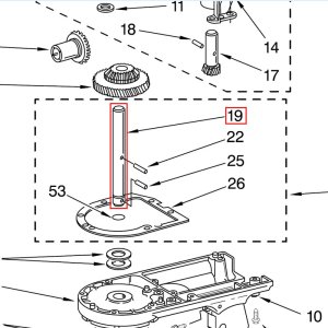 Bild 1 zu Artikel KitchenAid-Ersatzteile Center Shaft Nr. 19 