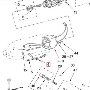 Bild 1 zu Artikel KitchenAid-Ersatzteile Brückenfeder Nr. 6 (Schmorschutz der Schubstange) 